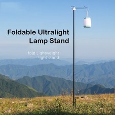 Klappbarer lampenmast aus - klappbarer,