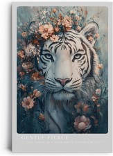 Leinwandbild Blühender Tiger