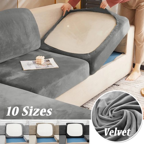 Stretch samt sofa - stretch,