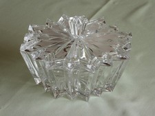 Nachtmann Crystal Christmas Schale Glasschale Stern Bleikristall 19 cm m. Deckel
