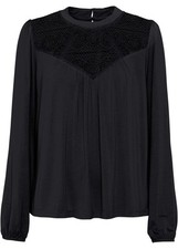 Shirt mit Spitze Gr. 40/42