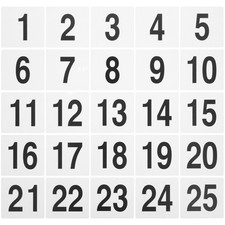  25 Pcs Tischzahlen