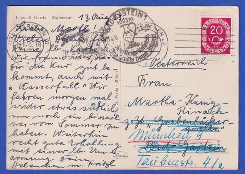 Bund 1951 posthorn pfg - bund,