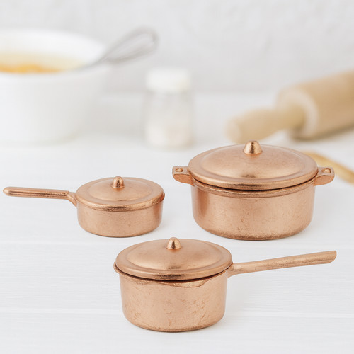 Miniatur kochtopf set - miniatur, 3-teilig