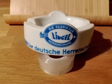 Werbe Aschenbecher Lingel Herrenschuhe. Werbung Reklame