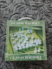 SCHACH Glas Schachset