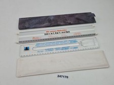 2x Reduktionsmaßstab Lineal Aristo Berendsohn Architekt Werkzeug Zubehör #247170