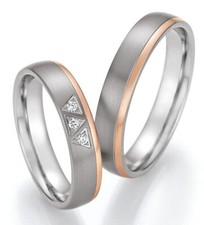 585Gold - Titan Eheringe +