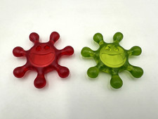 Koziol "SUNNY" Drehverschlussöffner 2 Stück PET-Schraubverschluss rot & grün