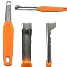 Tupperware Apfelausstecher orange Kerngehäuse Entferner Zackenkönig Apfel NEU