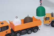 3x Glascontainer Altglas 1:87 H0 Container braun weiß grün Set Diorama Ladegut