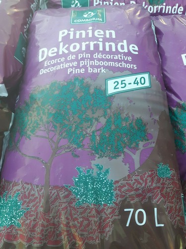 Pinienrinde mulch piniendekor - pinienrinde,