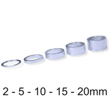 Ahead Spacer Alu silber 2/5/10/15/20 mm Steuersatz 1 1/8 " 28,6 mm 