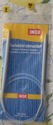 Rundstricknadel 6mm 80cm - rundstricknadel,