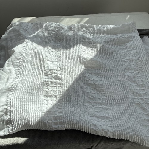 Tagesdecke 180x260cm weiß mit - tagesdecke,