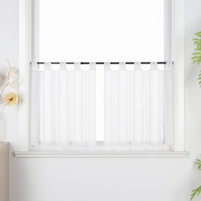 2 Stück Scheibengardinen