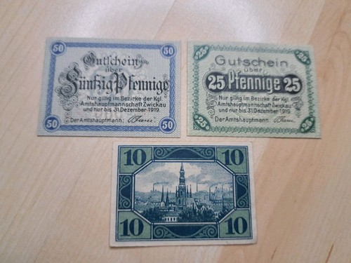 Notgeld zwickau inflationsgeld - notgeld,