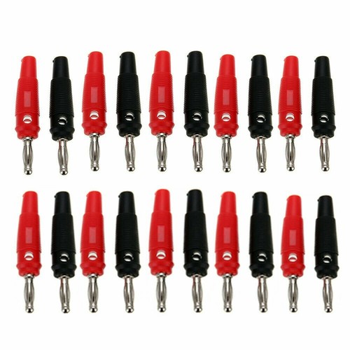 20x bananenstecker schraubbar - bananenstecker,