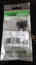Audio Adapter 3,5mm Klinke Stecker an 1x Cinch Buchse Mono