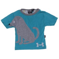 Ubang Babblechat, T-shirt, Größe: 80, Blau/Grau, Baumwolle, Print #t3z