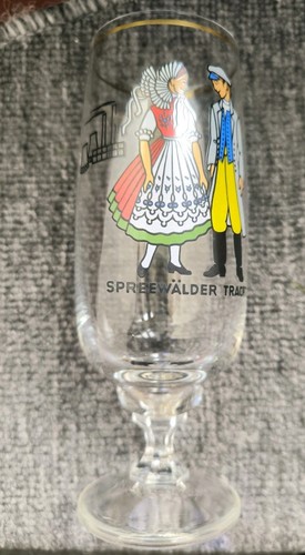 Trinkglas spreewälder tracht - trinkglas,