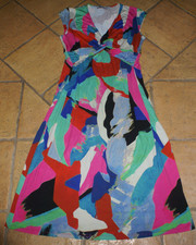 Fox's Kleid Shirtkleid stretch bunt Gr.44 / XL NEU NP 99,90 €