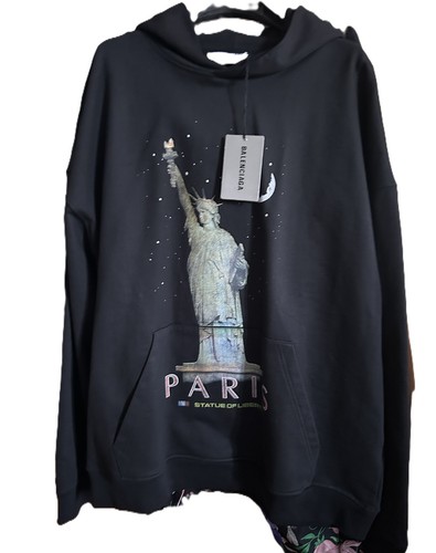 Orig balenciaga hoodie paris - balenciaga,