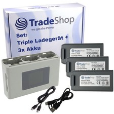 4in1 Set: 3x Li-Polymer Akku
