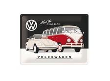 VW Käfer T1 Blechschild Meet the Classics Blech Schild 30 x 40 cm Z  093140