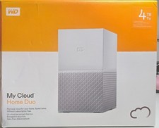 4TB Western Digital My Cloud Home Duo NAS externe LAN RJ45 Netzwerk Festplatte