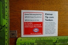 Alter Aufkleber Tankstelle