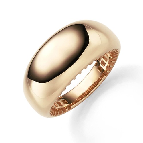 Ring damenring mit wölbung - mit,