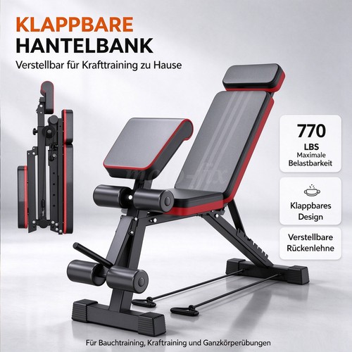 Klappbar hantelbank training - hantelbank,