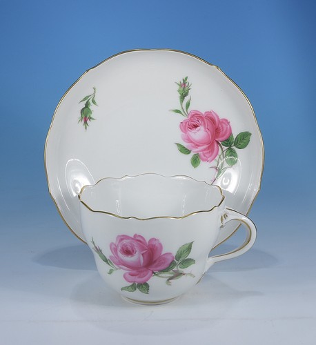 Meissen rote rose - "rote, rose"