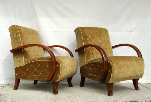 Paar art deco sessel club - deco,