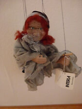 Marionette Interia 236 Hexe Nora hochwertig schöner Dekoartikel