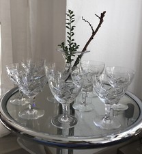 9 antike, geschliffene Gläser! Nr. 56