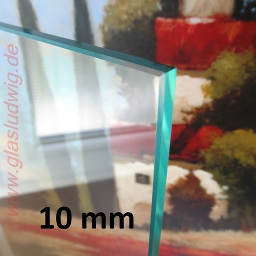 Glasplatte klar kanten - glasplatte, 10