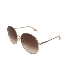 Victoria Beckham Damen Sonnenbrille Gold Sonnengläser UV Schutz