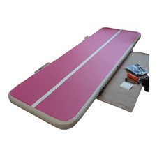 AKSPORT Air Matte Track Tumbling Matte,3/4/5/6m Aufblasbar Gymnastikmatte Turnma