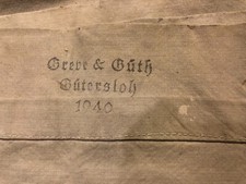 Wehrmacht Zeltplane, Original 1940, gut erhalten, SELTEN!