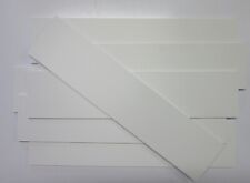 PVC Hartschaumplatten 6mm ca. 1 kg Reste Weiß - Kunststoffplatten 7 Stück