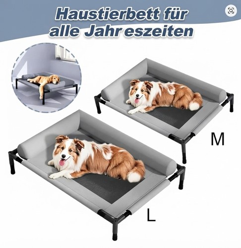 Erhöhtes haustierbett mit - erhöhtes,