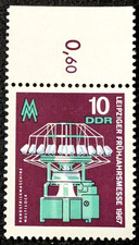 DDR 1967 Mi1254 Leipziger Messe Rundstrickmaschine Briefmarke Stamp Timbre mint