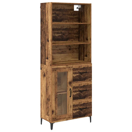 Altholz highboard 34 x - highboard, 69,5