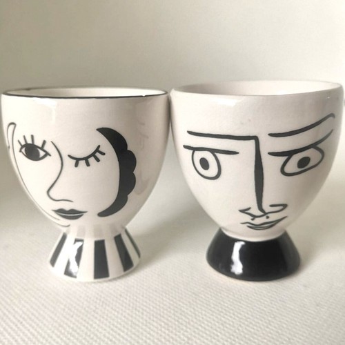 Eierbecher set abstrakt - set,