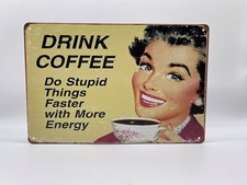 Blechschild Coffee 20x30cm