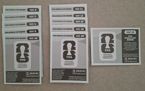 Panini 2026 sammelsticker - wm,