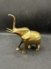 Skulptur Elefant Messing Statue Deko