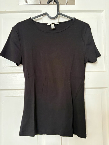 Shirt basic schwarz m - h&m,